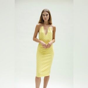 Musier Paris Losde Dress in Yellow